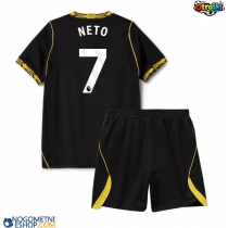 Otroški Nogometni dresi Chelsea Pedro Neto #7 Gostujoči 2026-27 Kratek Rokav (+ Kratke hlače)